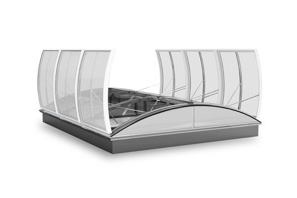 圓拱對開系列消防排煙窗